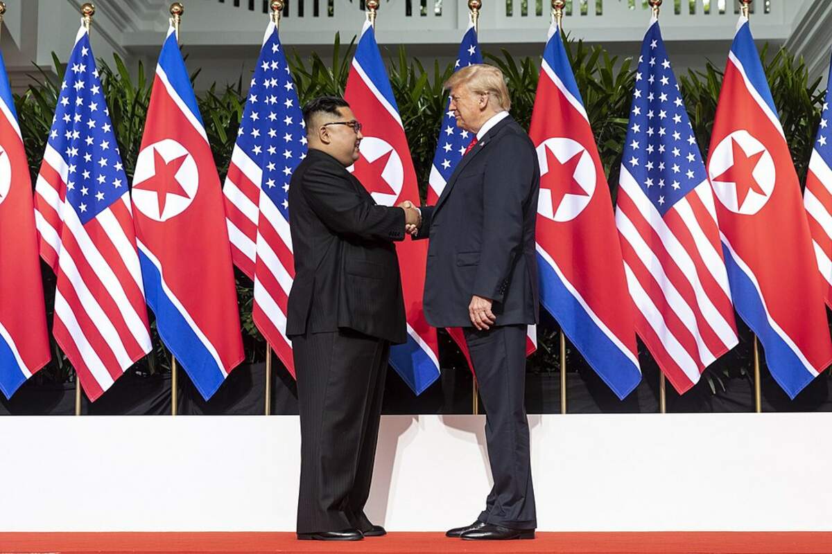 Kim et Trump à Singapour le 12 juin 2018