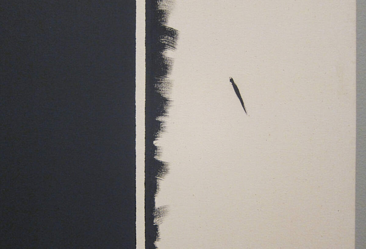 Barnett Newman, The Stations of the Cross: Lema Sabachthani, Twelfth Station [detail], 1965