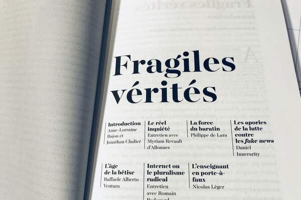 Fragiles vérités. Introduction