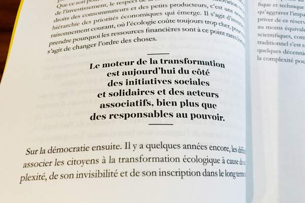 Un moment écologique