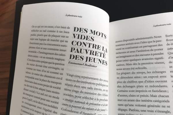 Des mots vides contre la pauvreté des jeunes