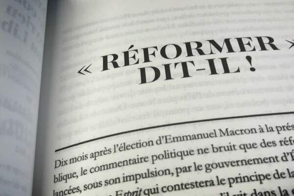«  Réformer  », dit-il !