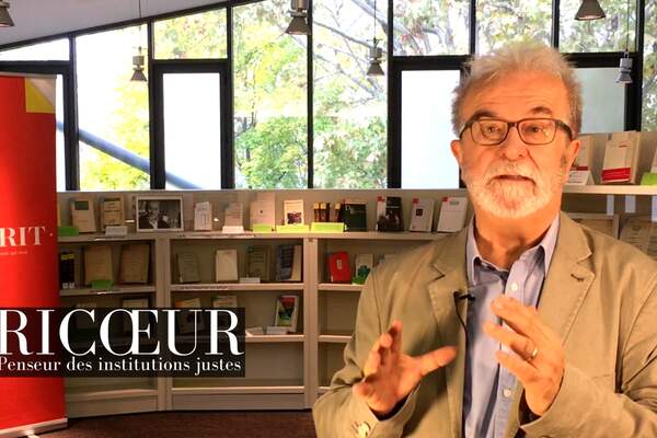 Paul Ricœur, penseur des institutions justes. Introduction