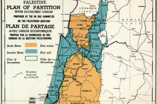 Le choc de 1947 : le plan de partage de la Palestine par l’ONU