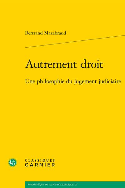 Le jugement judiciaire