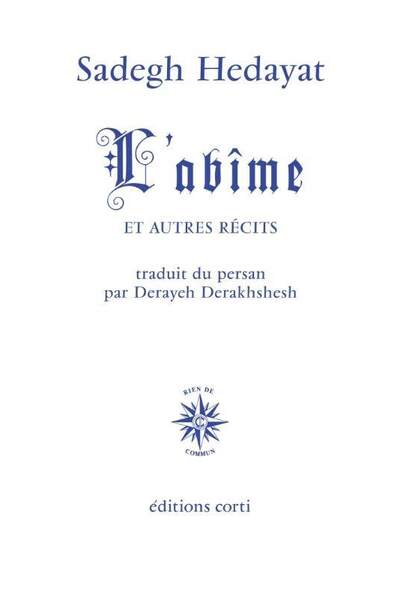 L’abîme et autres récits de Sadegh Hedayat