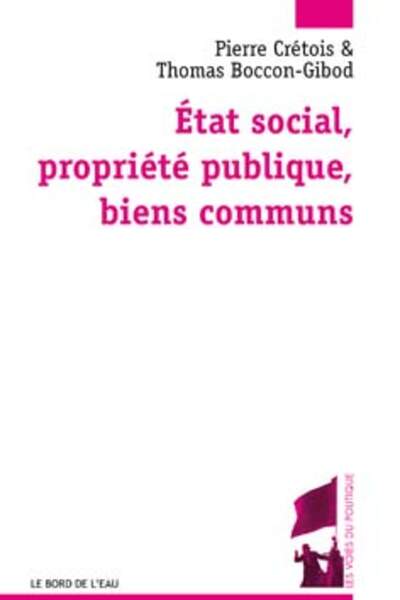 État social, propriété publique et biens communs