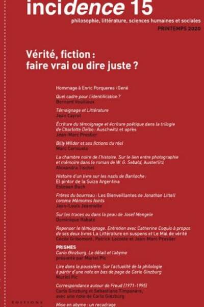 Incidence, n° 15