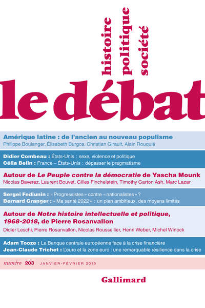 Le Débat janvier-février 2019
