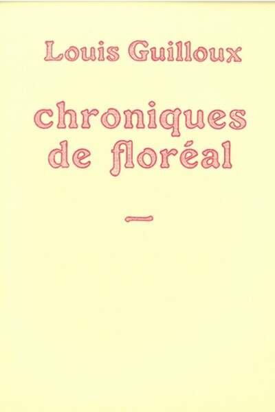 Chroniques de Floréal, de Louis Guilloux