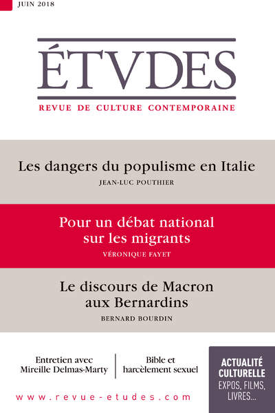 Études, juin 2018