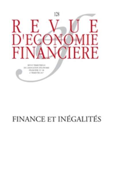 Revue d’économie financière, hiver 2017