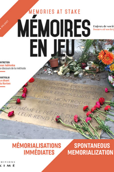 Mémoires en jeu, septembre 2017