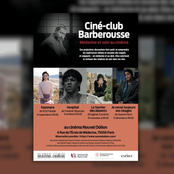 Ciné-club Barberousse   Médecine et soin au cinéma