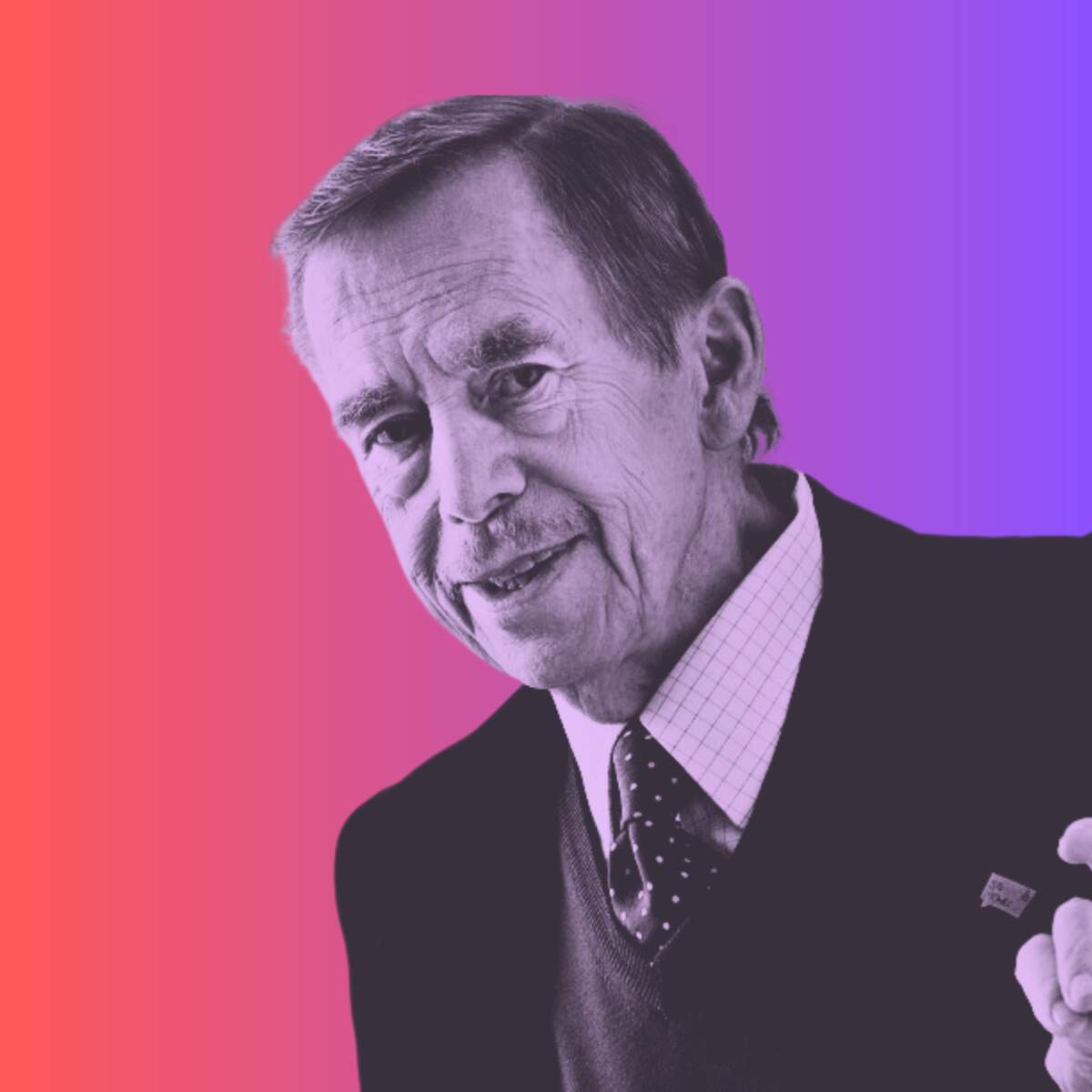 « Vaclav Havel » par Levan Ramishvili, Public Domain Mark