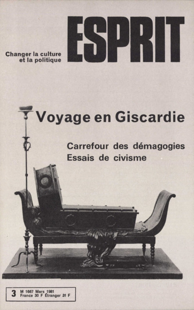 VOYAGE EN GISCARDIE