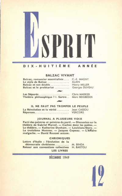 BALZAC VIVANT