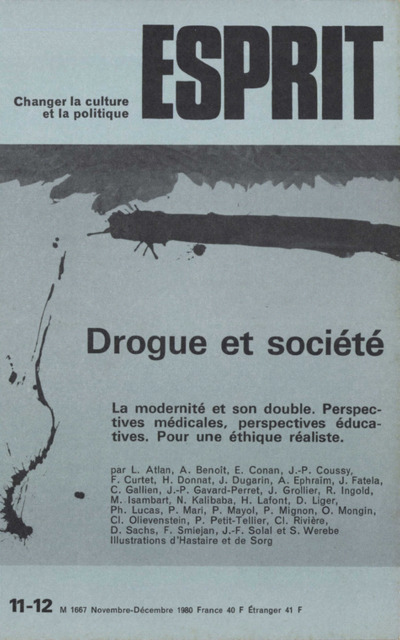 DROGUE ET SOCIETE