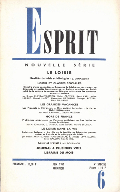 LE LOISIR