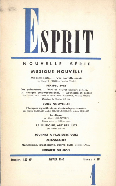 MUSIQUE NOUVELLE