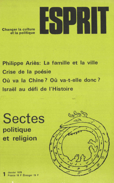 SECTES, POLITIQUE ET RELIGION