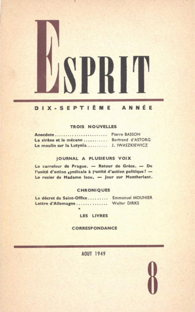 TROIS NOUVELLES