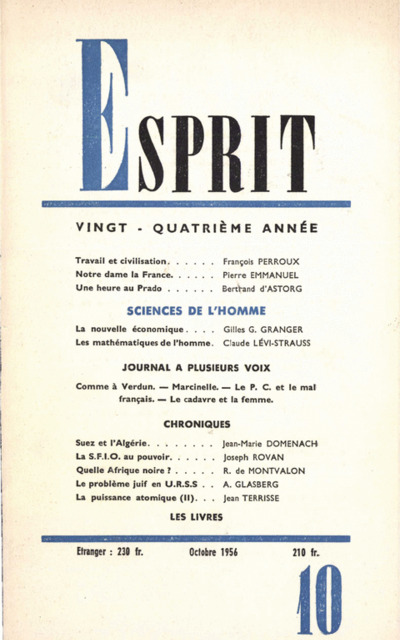 SCIENCES DE L’HOMME