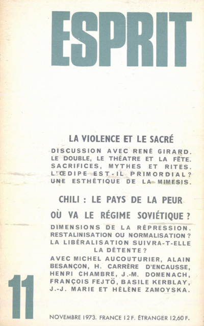 La Violence et le sacré