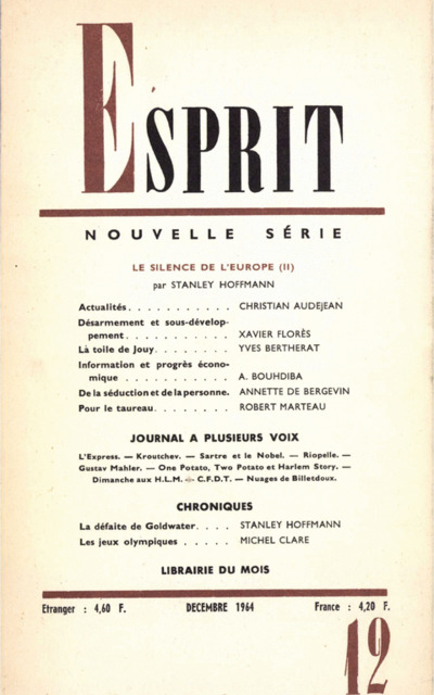 LE SILENCE DE L’EUROPE (II)