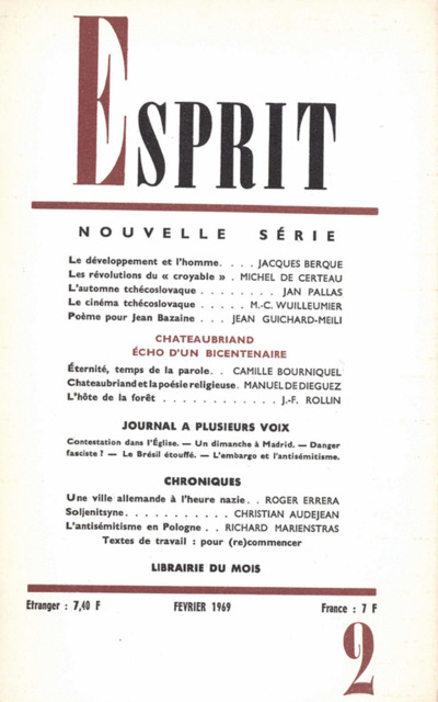 CHATEAUBRIAND, ECHO D’UN BICENTENAIRE