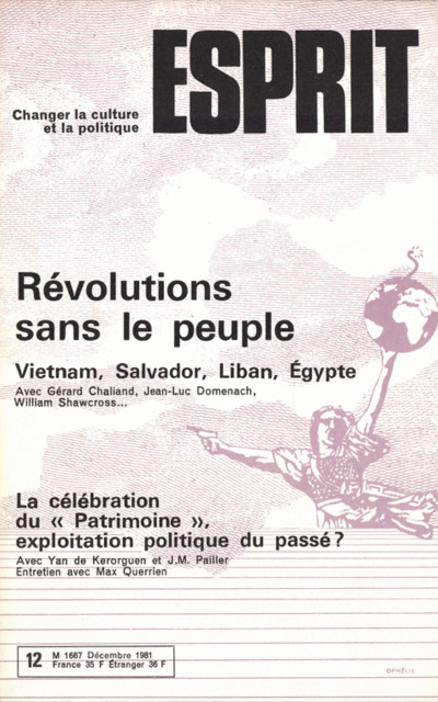 REVOLUTIONS SANS LE PEUPLE