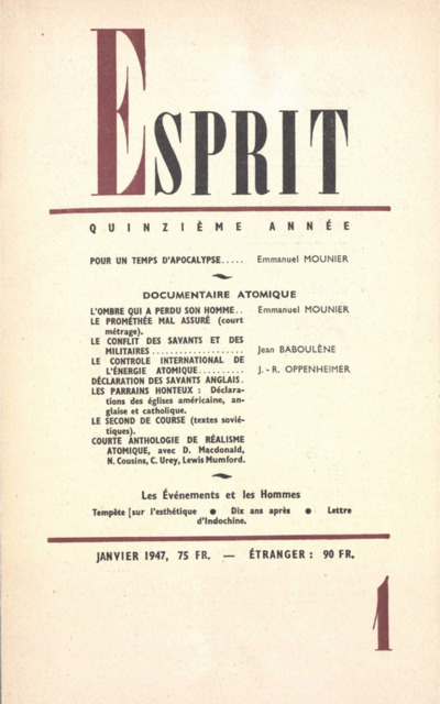 DOCUMENTAIRE ATOMIQUE
