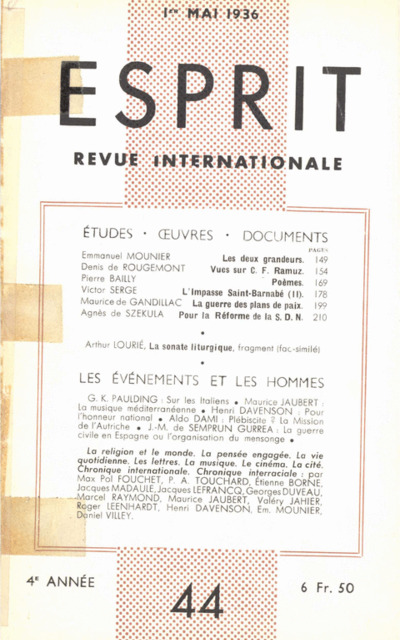 mai 1936