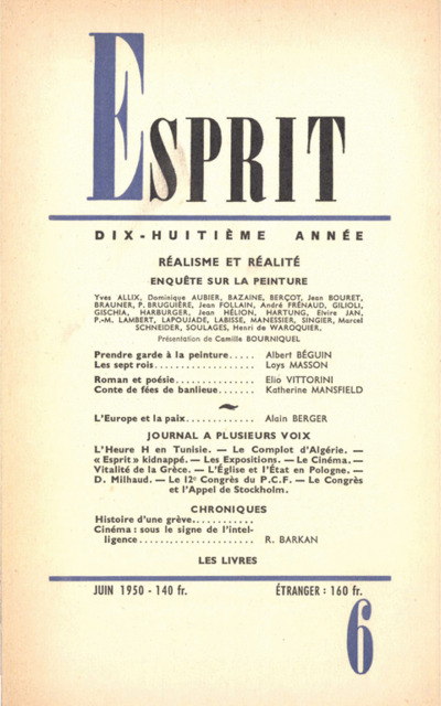 REALISME ET REALITE