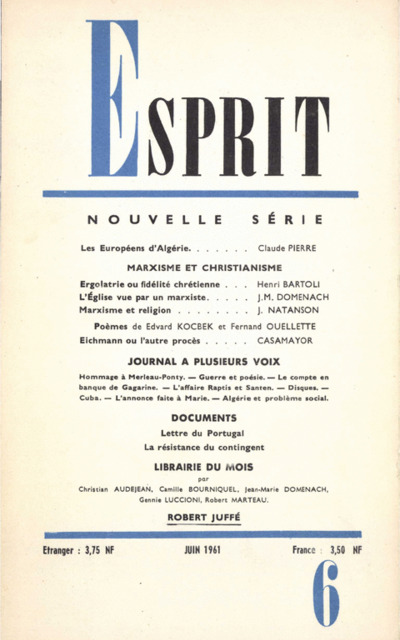 MARXISME ET CHRISTIANNISME