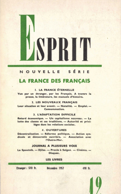 LA FRANCE DES FRANCAIS