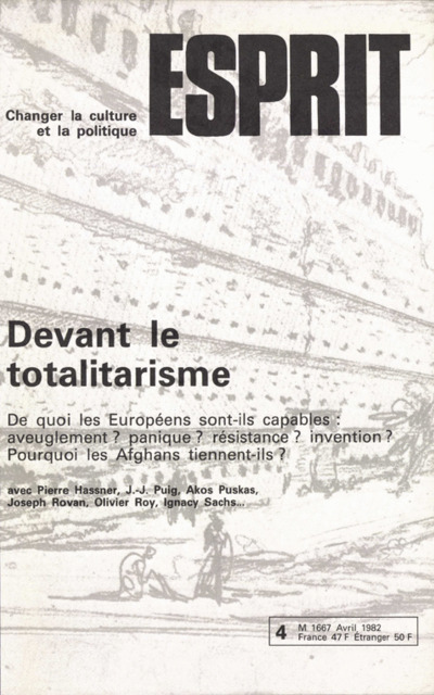 DEVANT LE TOTALITARISME