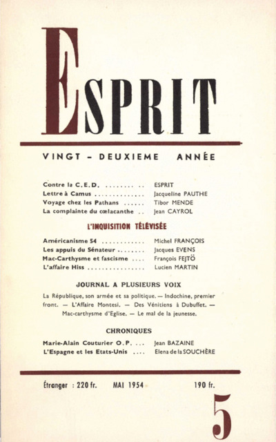 L’INQUISITION TELEVISEE