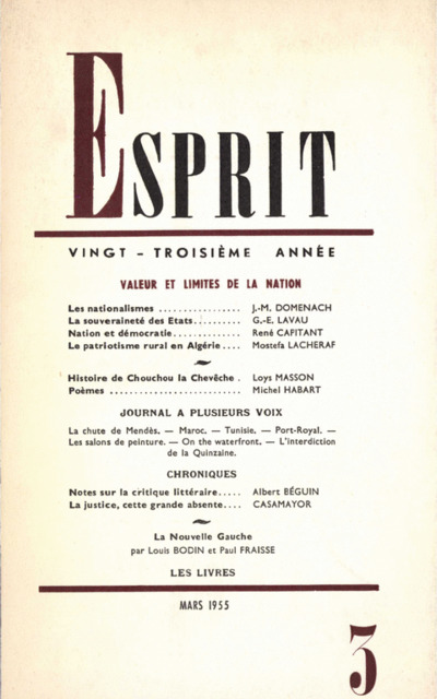 VALEUR ET LIMITES DE LA NATION
