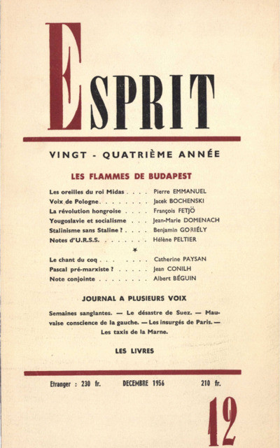 LES FLAMMES DE BUDAPEST