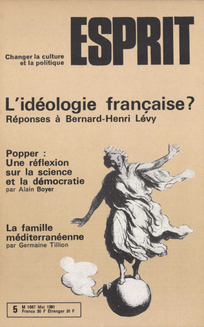 L’IDEOLOGIE FRANCAISE ?