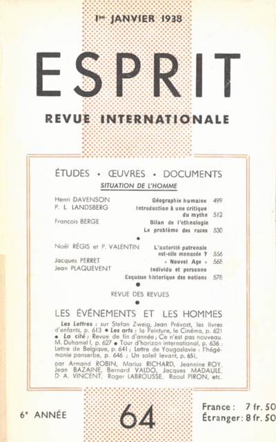 janvier 1938