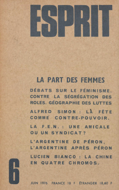 LA PART DES FEMMES