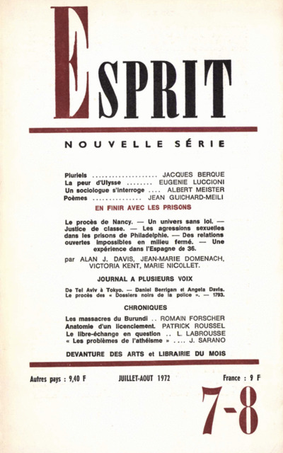 EN FINIR AVEC LES PRISONS
