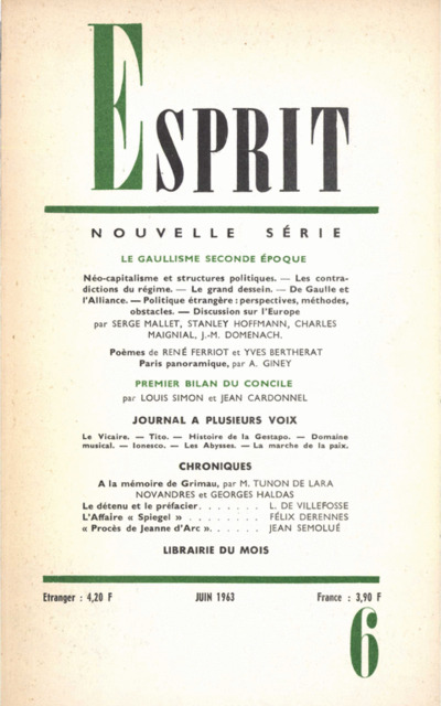 LE GAULLISME SECONDE EPOQUE