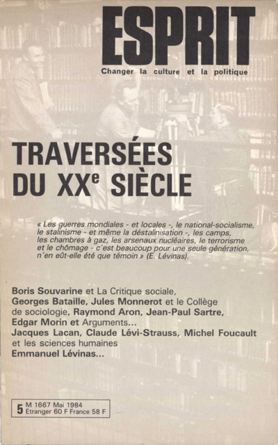 TRAVERSEE DU XXe SIECLE