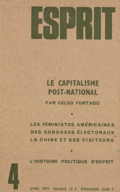 LE CAPITALISME POST-NATIONAL