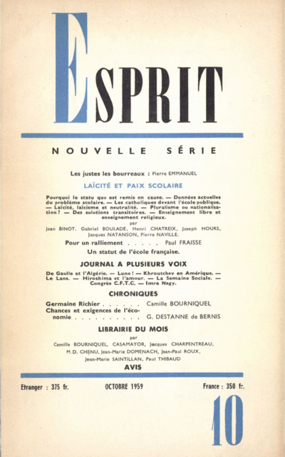 LAICITE ET PAIX SCOLAIRE