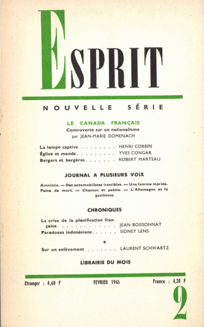 LE CANADA FRANCAIS