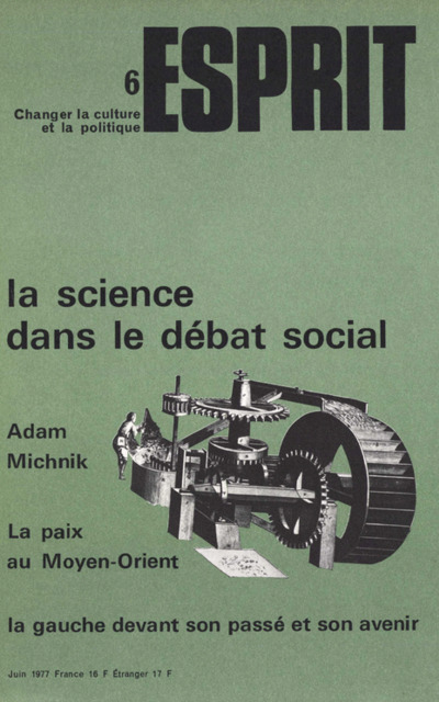LA SCIENCE DANS LE DEBAT SOCIAL